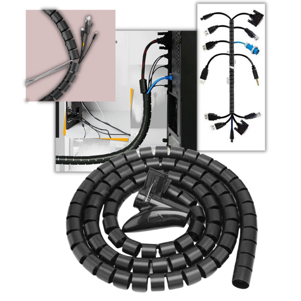 Premium Cable Management Sleeve for Data Wires and Cables