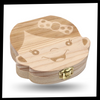 Wooden Baby Teeth Box Keepsake For Milestones And Bonding