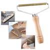 Wooden Handle Pet Hair And Lint Remover With Copper Head For Clothes