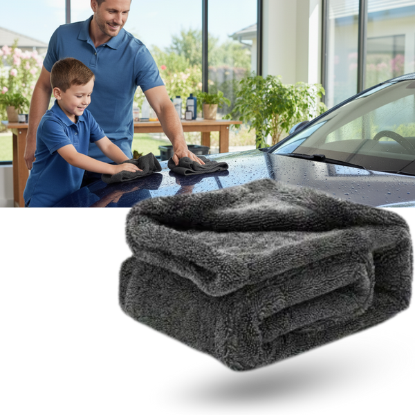 Ultra Absorbent Microfiber Glass Towel for Scratch Free Cleaning