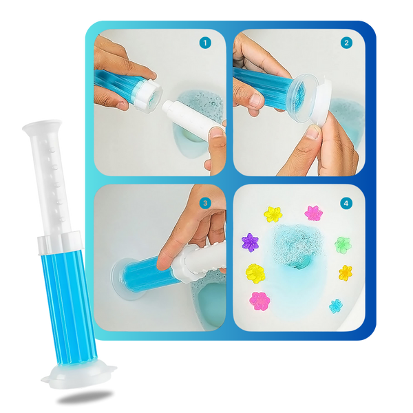 Toilet Gel Stamp With Odor Control For Freshness That Lasts 14 Days