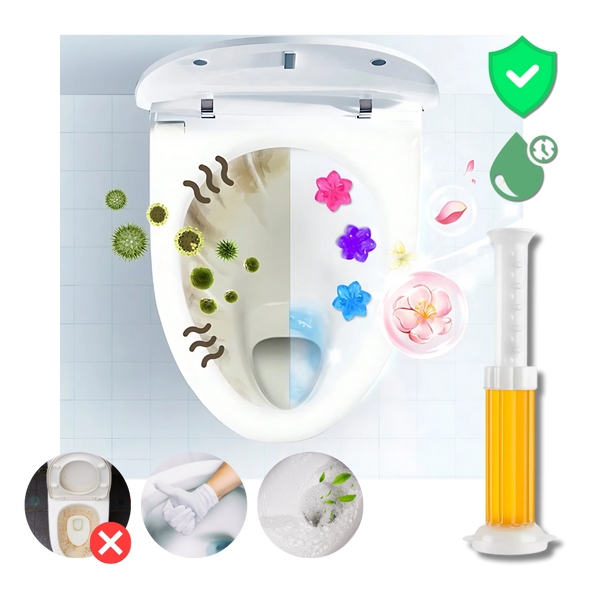 Toilet Gel Stamp With Odor Control For Freshness That Lasts 14 Days