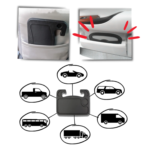 Versatile Steering Wheel Desk for Mobile Office and Dining