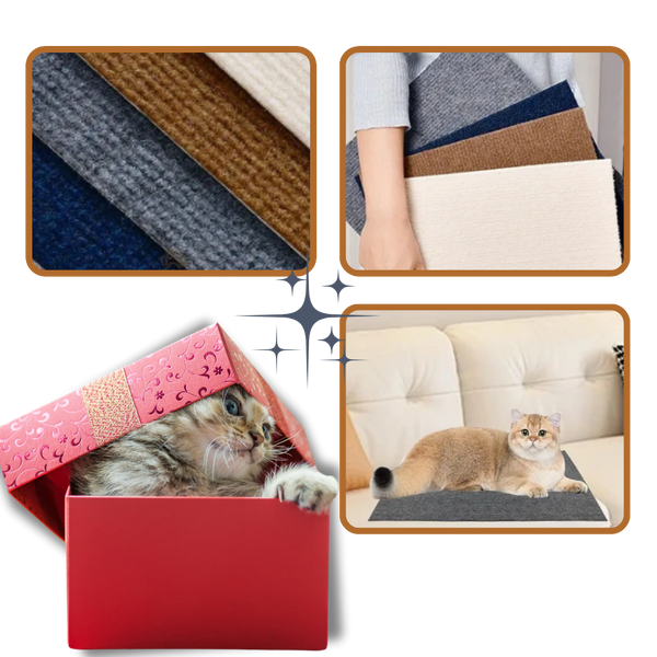 Adhesive Wall Mount Cat Scratch Pad For Furniture Protection