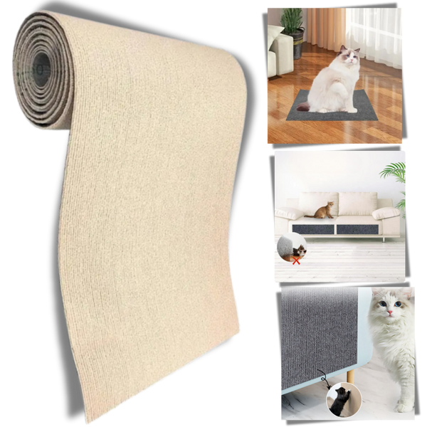 Adhesive Wall Mount Cat Scratch Pad For Furniture Protection