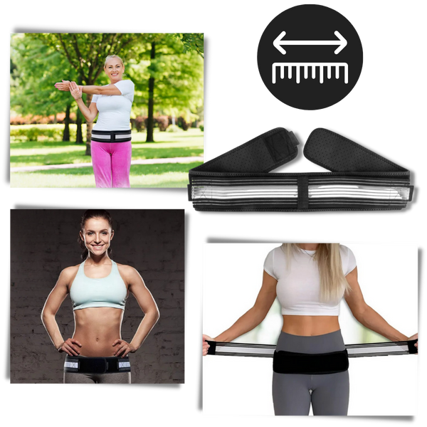 Adjustable Neoprene Back Support Belt For Pain Relief And Posture