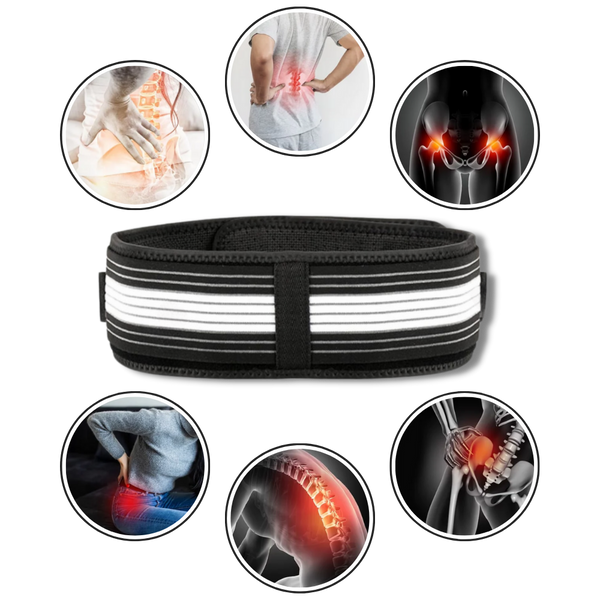 Adjustable Neoprene Back Support Belt For Pain Relief And Posture