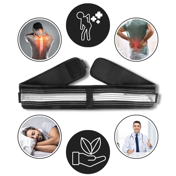 Adjustable Neoprene Back Support Belt For Pain Relief And Posture