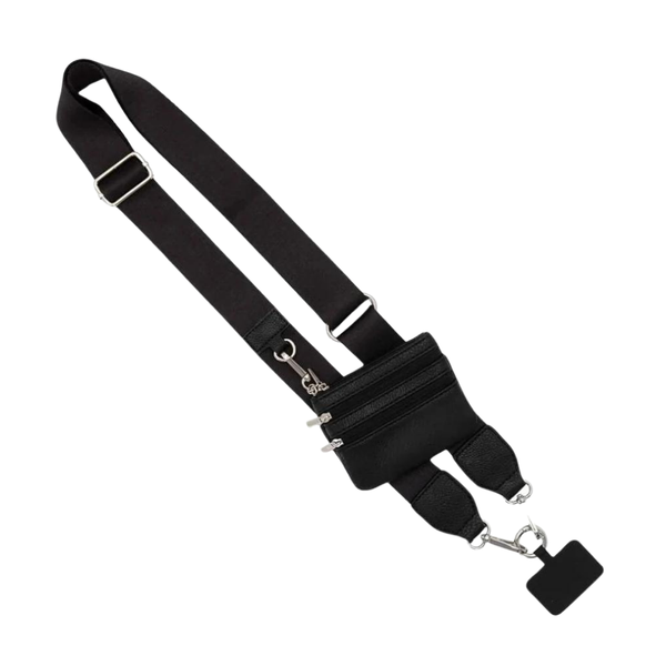 Crossbody Phone Strap With Water Resistant Pouch For Hands Free Carry
