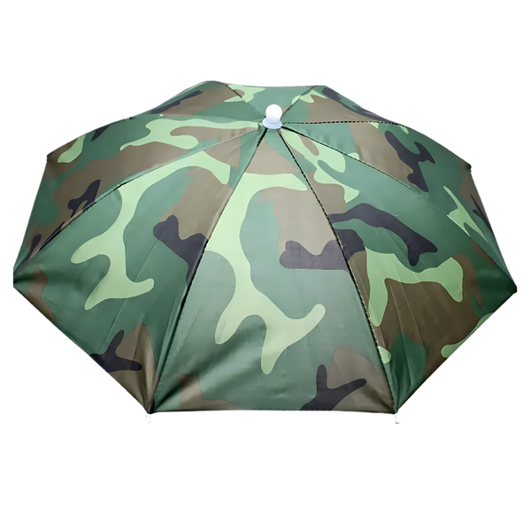 Adjustable Hands Free Umbrella Hat For Sun And Rain Protection