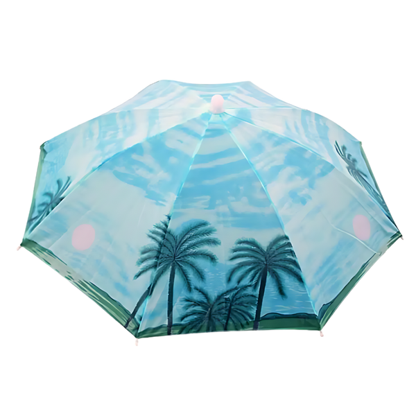 Adjustable Hands Free Umbrella Hat For Sun And Rain Protection