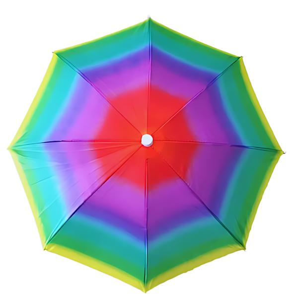 Adjustable Hands Free Umbrella Hat For Sun And Rain Protection