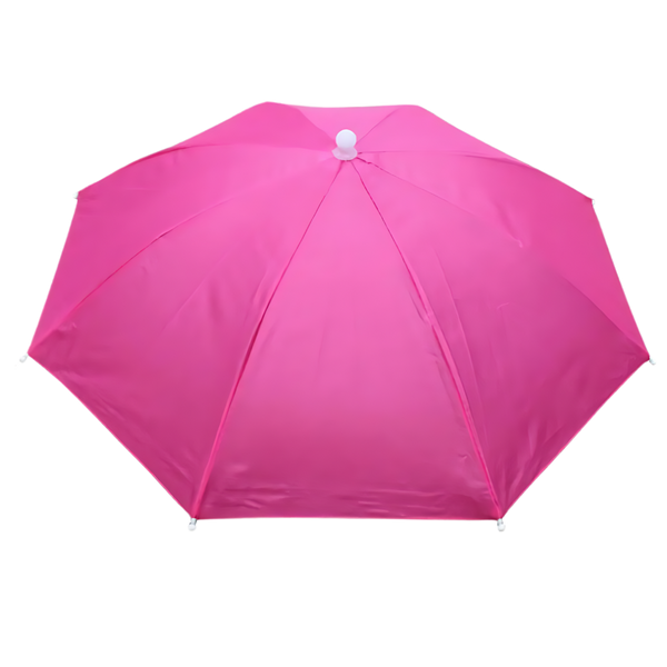 Adjustable Hands Free Umbrella Hat For Sun And Rain Protection