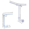 Adjustable Pool Fountain With Waterfall For Cooling Effect Outdoors
