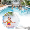 Adjustable Pool Fountain With Waterfall For Cooling Effect Outdoors