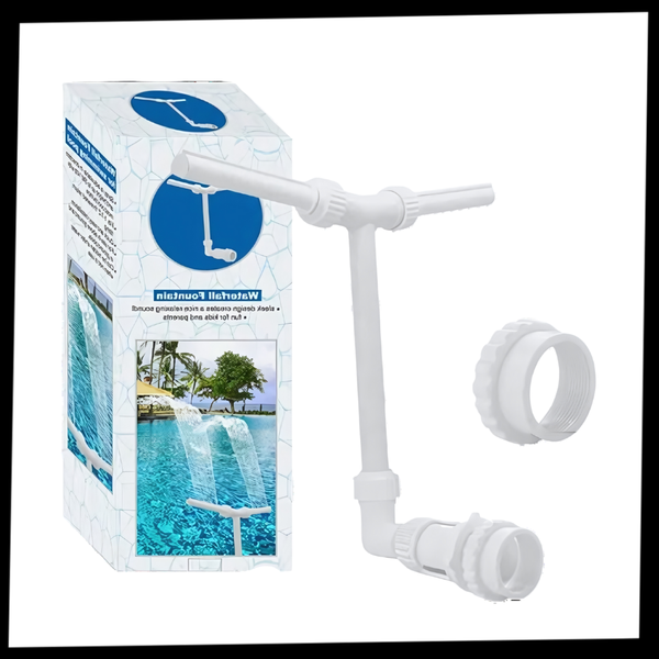 Adjustable Pool Fountain With Waterfall For Cooling Effect Outdoors