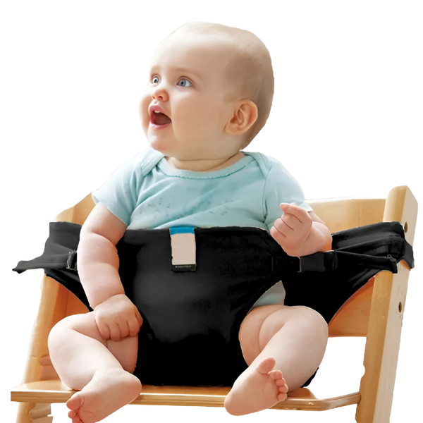 Portable Adjustable Baby High Chair For Secure On The Go Dining