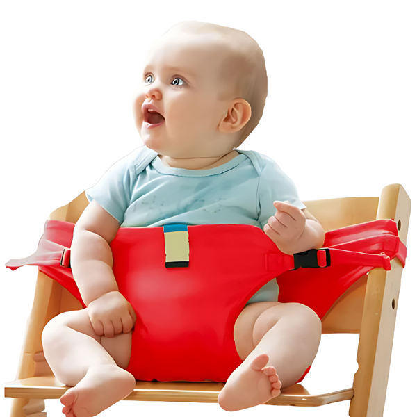 Portable Adjustable Baby High Chair For Secure On The Go Dining