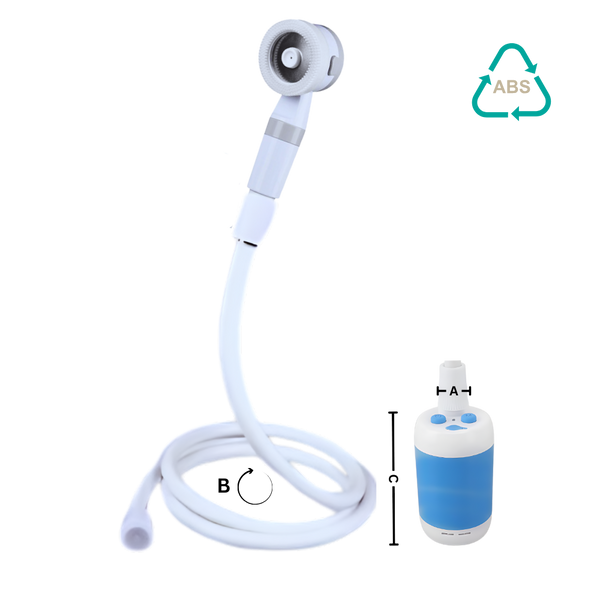 Premium Portable Outdoor Shower With Adjustable High Pressure Flow