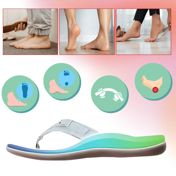 Orthopedic Sandals With Adjustable Straps For All Day Comfort