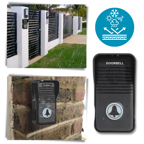 Intercom Doorbell With Hands Free Communication And Clear Audio