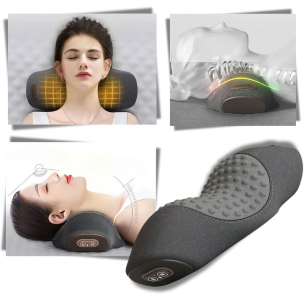 Premium Heat Therapy Neck Pillow For Deep Tissue Massage And Pain Relief