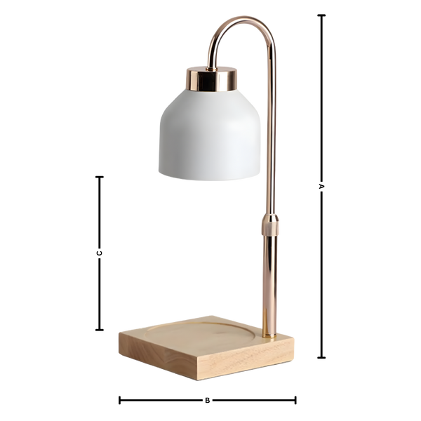 Dimmable Candle Lamp With Adjustable Height And Timer For Cozy Ambience