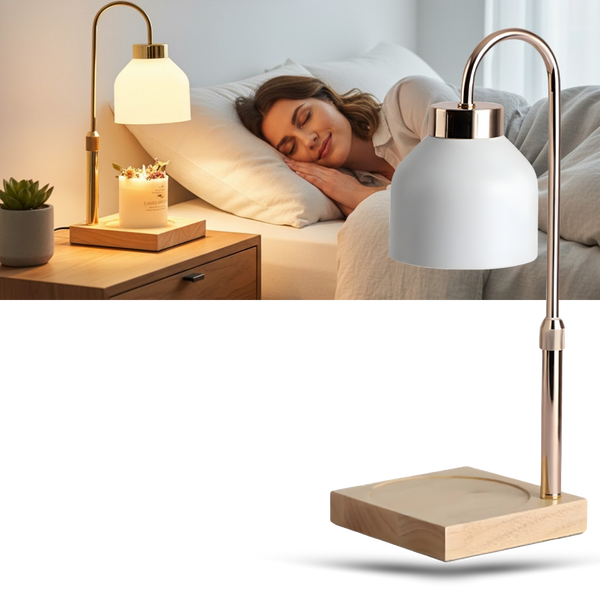 Dimmable Candle Lamp With Adjustable Height And Timer For Cozy Ambience