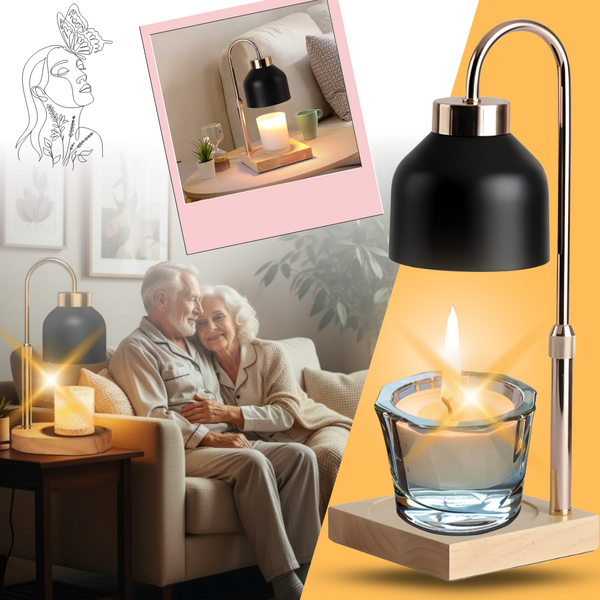 Dimmable Candle Lamp With Adjustable Height And Timer For Cozy Ambience