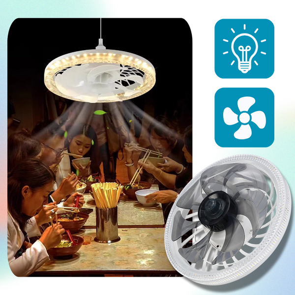 Premium Ceiling Fan With Remote And Integrated Ambient Light