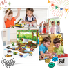 Animal Building Blocks For Creative Learning, 24 Unique Designs