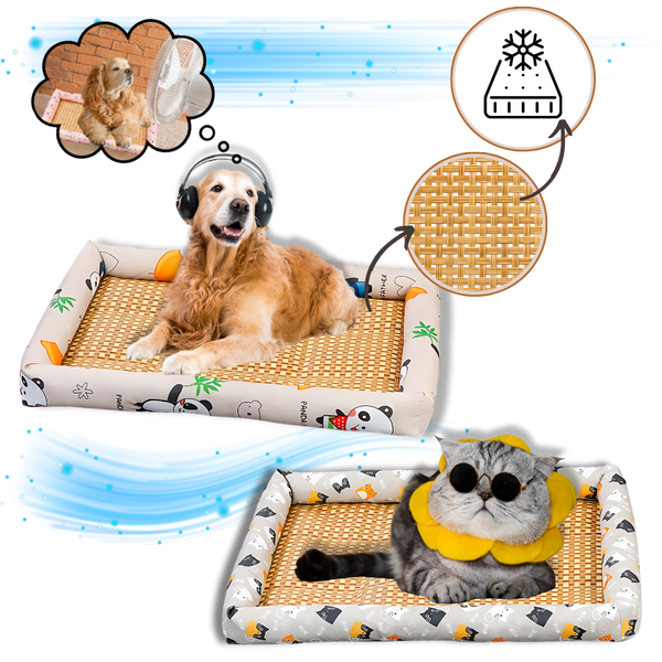 Cooling Pet Mat With Anti Slip Base For All Day Comfort