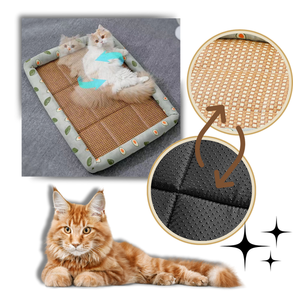 Cooling Pet Mat With Anti Slip Base For All Day Comfort