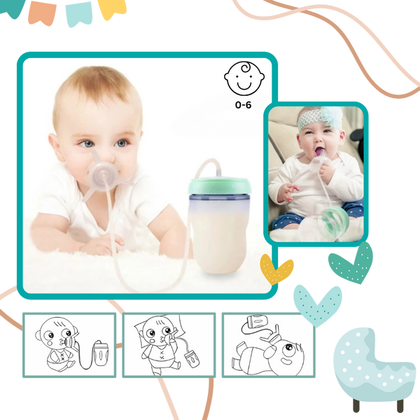 Premium Self Feeding Baby Bottle With Anti Colic Valve For Easy Feeding