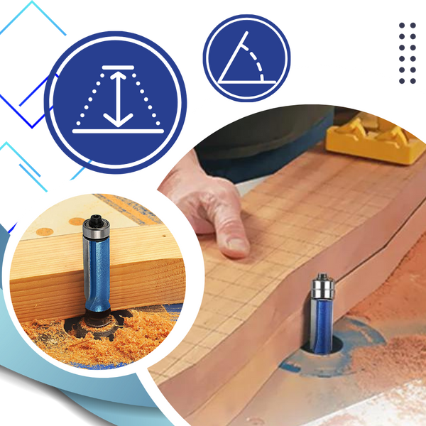 Anti Kick Wood Router Bits With Safety Guard For Precise Cuts
