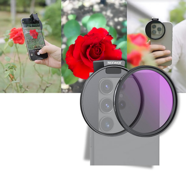 Phone Camera Lens With Variable Light Control And Leak Resistant Design