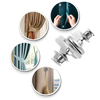 Magnetic Curtain Clips For Leakproof Light Control And Neat Drapes