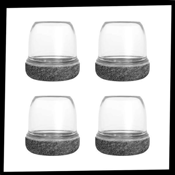 Scratch-Proof Furniture Leg Socks With Felt Base For Smooth Glides