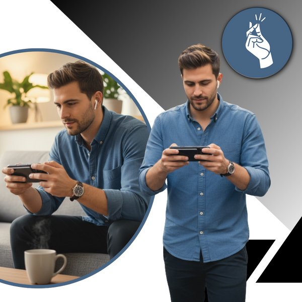 Slim Magnetic Power Bank With Foldable Kickstand And Dual Charging