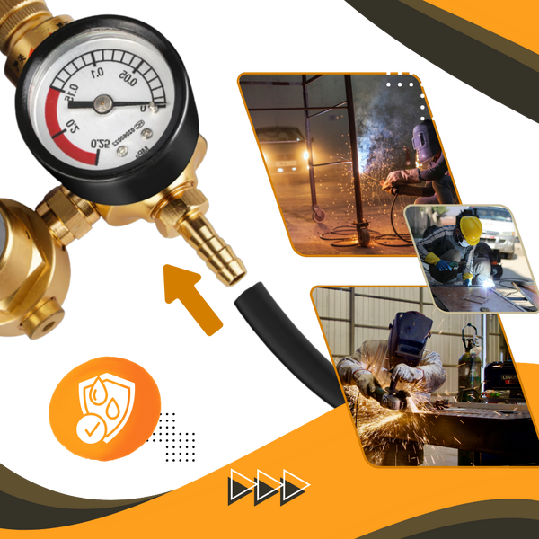 Argon Gas Regulator for Leakproof Flow and Precise Welding