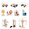 Wooden STEM Construction Kit for Kids Learn by Assembling Ten Models