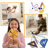Wooden STEM Construction Kit for Kids Learn by Assembling Ten Models