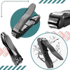 Rust-Resistant Ergonomic Nail Clipper For Precise Clean Cuts