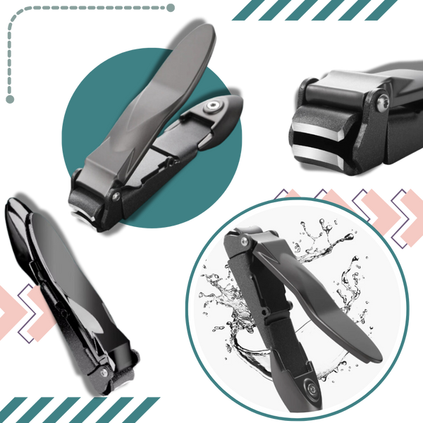 Rust-Resistant Ergonomic Nail Clipper For Precise Clean Cuts