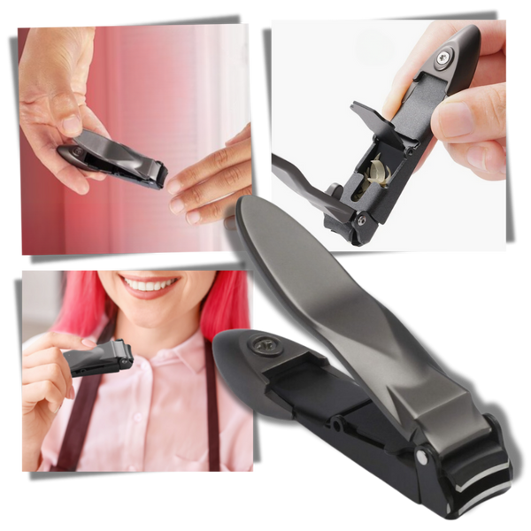 Rust-Resistant Ergonomic Nail Clipper For Precise Clean Cuts