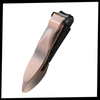 Rust-Resistant Ergonomic Nail Clipper For Precise Clean Cuts