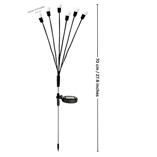 Solar Powered Outdoor LED Lights With Automatic Operation