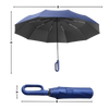 Wind Resistant Automatic Lock Umbrella With Ergonomic Handle