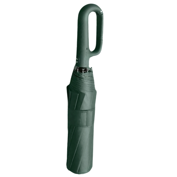 Wind Resistant Automatic Lock Umbrella With Ergonomic Handle