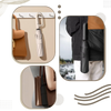 Wind Resistant Automatic Lock Umbrella With Ergonomic Handle